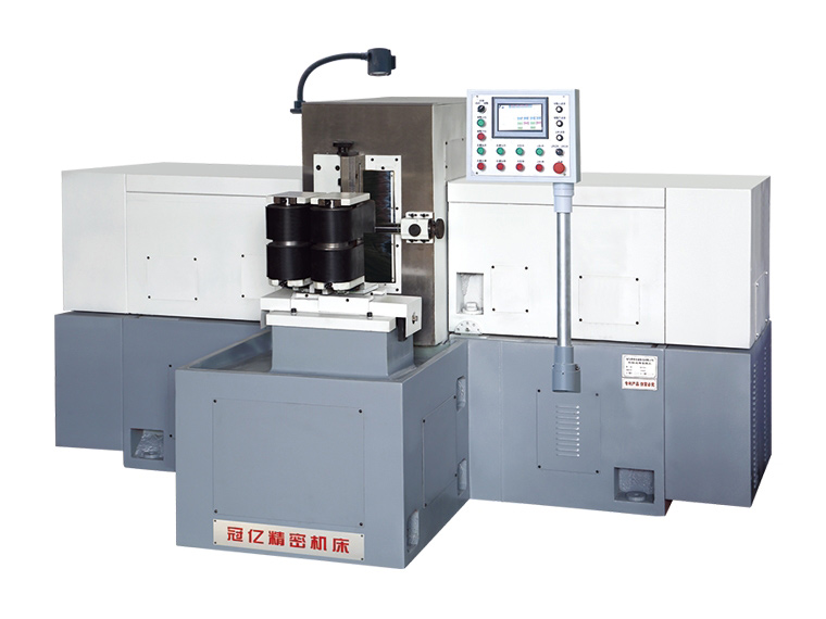 MZ7675 No hydraulic double end grinding machine for horizontal shaft with the continuous feeding